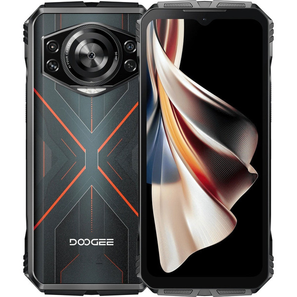 Смартфон Doogee S cyber 6.58 FHD+ /8GB/256GB/ T606 / 10800mAh / 50+16Мп NFC/IP68/IP69K Black