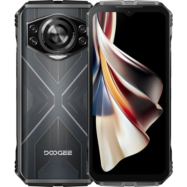 Смартфон Doogee S cyber 6.58 FHD+ /8GB/256GB/ T606 / 10800mAh / 50+16Мп NFC/IP68/IP69K Silver