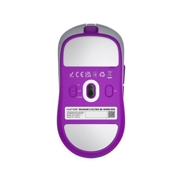 Миша Hator Quasar 3 Ultra 8K Wireless White (HTM771)