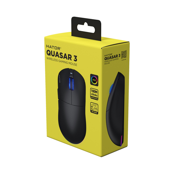 Миша Hator Quasar 3 Wireless Black (HTM730)