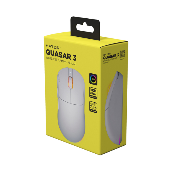Миша Hator Quasar 3 Wireless White (HTM731)