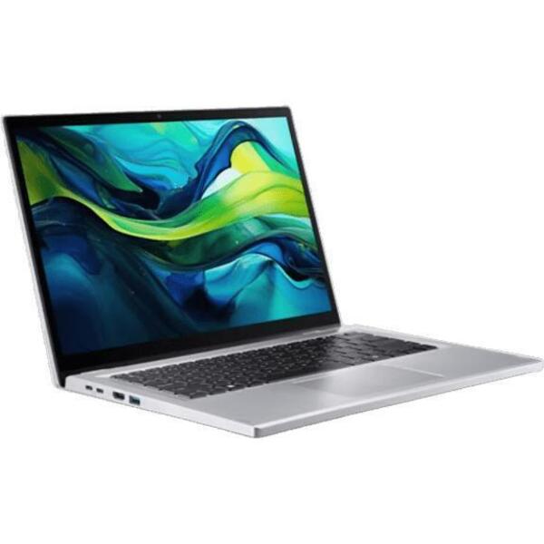Ноутбук Acer Aspire Go Spin AGSP14-31PT 14" WUXGA IPS Touch, Intel 3-N355, 16GB, F512GB, UMA, Lin, серебристый