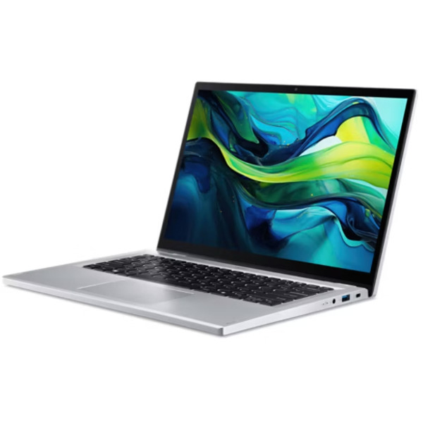 Ноутбук Acer Aspire Go Spin AGSP14-31PT 14" WUXGA IPS Touch, Intel 3-N355, 16GB, F512GB, UMA, Lin, серебристый