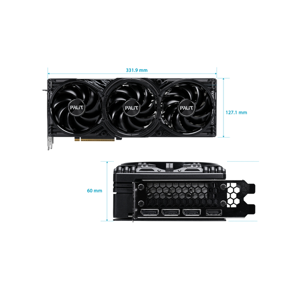 Відеокарта Palit GeForce RTX 5080 16GB GDDR7 GamingPro (NE75080019T2-GB2031A)