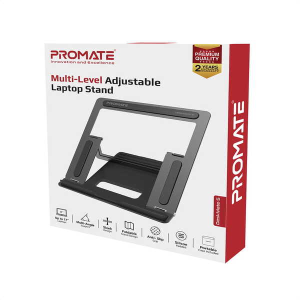 Підставка для ноутбука Promate DeskMate-5 Silver