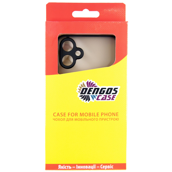 Чохол Dengos Matt для Samsung Galaxy A06 SM-A065 Black DG-KM-126