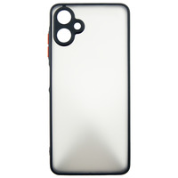 Чeхол-накладка Dengos Matt для Samsung Galaxy A06 SM-A065 Black (DG-KM-126) + защитное стекло