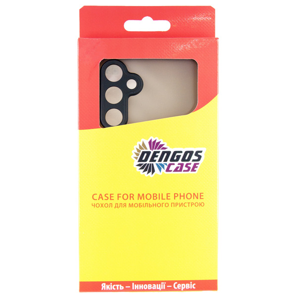 Чeхол-накладка Dengos Matt для Samsung Galaxy A16 5G SM-A166 Black (DG-TPU-MATT-158)