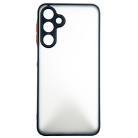 Чeхол-накладка Dengos Matt для Samsung Galaxy A16 SM-A165 Black (DG-KM-133) + защитное стекло