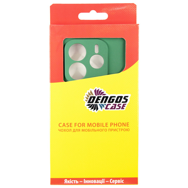 Чохол-накладка Dengos Soft для Xiaomi Redmi Note 14 5G Mint (DG-KM-131) + захисне скло