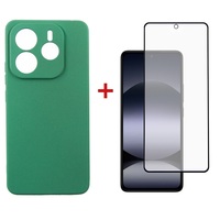 Чeхол-накладка Dengos Soft для Xiaomi Redmi Note 14 5G Mint (DG-KM-131) + защитное стекло