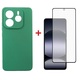 Чохол-накладка Dengos Soft для Xiaomi Redmi Note 14 5G Mint (DG-KM-131) + захисне скло