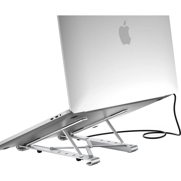 Док-станція USB3.2-->HDMI/USB3.0x1/USB2.0x1/RJ45/SD/TF/USB-Cx2/PD 100W 7-in-1 Folding Stand Choetech