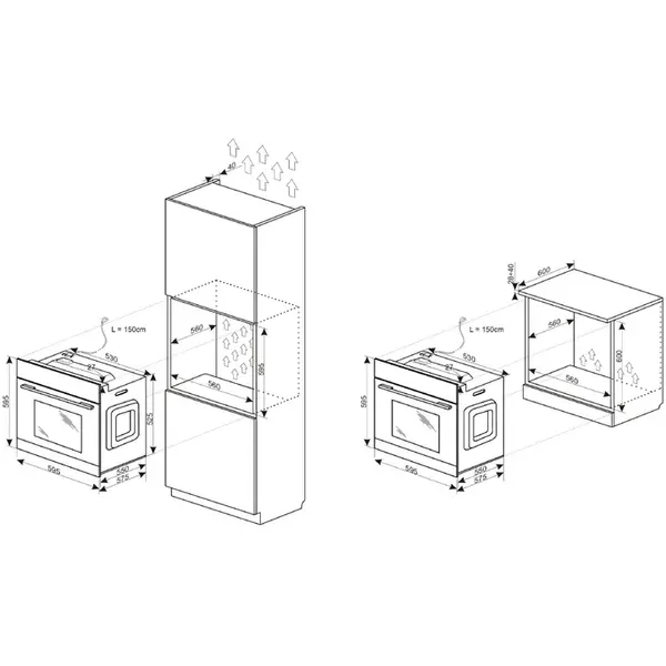 Електрична духова шафа Hansa BOES68471