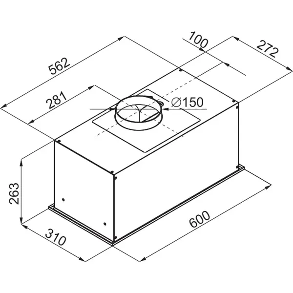 Витяжка Hansa OMC6561BGH