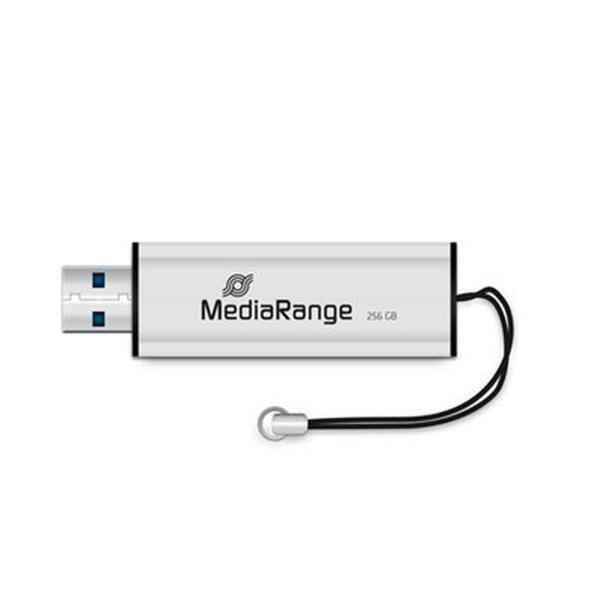USB-Флешка USB 3.0 256GB MediaRange Black/Silver (MR919)