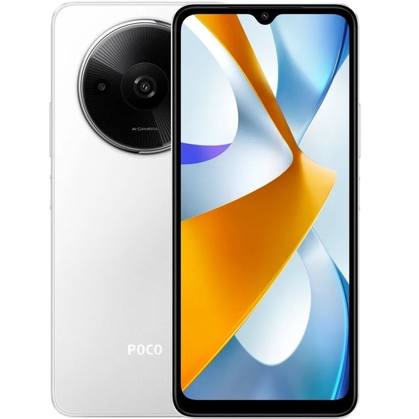 Смартфон Xiaomi Poco C61 4/128GB White_EU