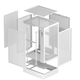 Корпус DeepCool CH170 Digital White (R-CH170-WHNPI0D-G-1) без БЖ