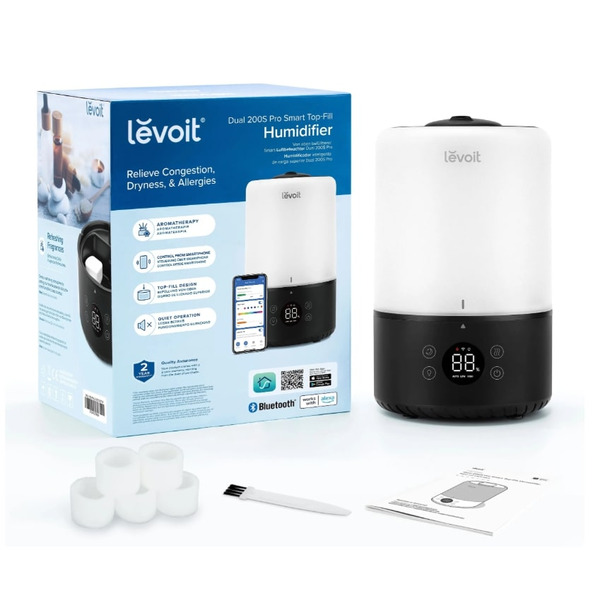 Зволожувач повітря Levoit Dual 200S Pro Smart Top-Fill LUH-D301S-KEUR (HEAPHULVSEU0079Y)