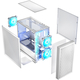 Корпус LogicConcept DART PRO ARGB MINI WHITE MESH fans 3x120mm без БЖ mATX