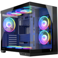 Корпус Modecom VOLCANO PANORAMA APEX ARGB 7F MIDI GREY без БЖ ATX