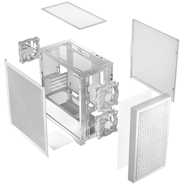 Корпус LogicConcept DART PRO MINI WHITE MESH fans AM-DART-PRO-0000-20