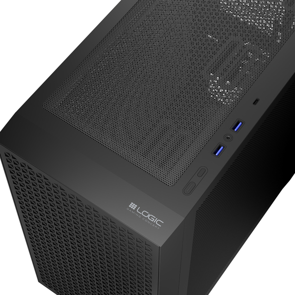 Корпус LogicConcept DART PRO MINI BLACK MESH fans 3x120mm без БЖ mATX