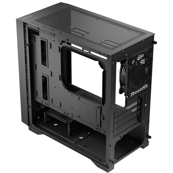 Корпус LogicConcept DART PRO MINI BLACK MESH fans 3x120mm без БЖ mATX