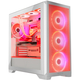 Корпус Modecom VOLCANO EXPANSE S ARGB 4x140mm fans MIDI USB 3.0x2+TYPE-C WHITE без БЖ ATX