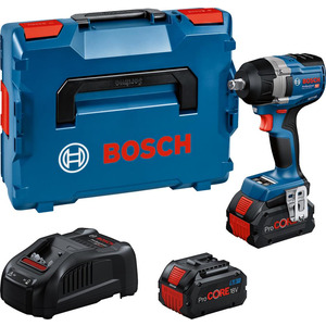 Гайковерт ударний Bosch GDS 18V-750C 18В 2x8А·год до 3000об·хв 270/380/750Нм квадрат 1/2" ЗП GAL1880CV кейс Bluetooth 1.7кг