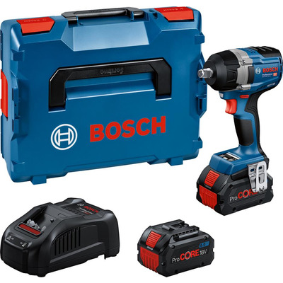 Гайковерт ударний Bosch GDS 18V-750C 18В 2x8А·год до 3000об·хв 270/380/750Нм квадрат 1/2" ЗП GAL1880CV кейс Bluetooth 1.7кг