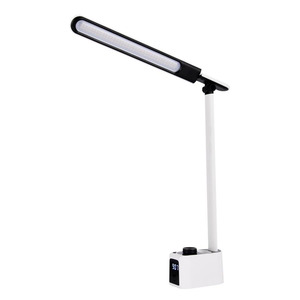 Лампа настільна Panan Clock 8Вт 3000К 4000К 6500К 2USB з димером білий