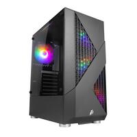 Корпус 1stPlayer F3-A-BK-4F1 Black без БП