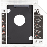 Адаптер HDD 2.5" для ноутбука в отсек CD-ROM PowerPlant HB390007 (9.5 мм)