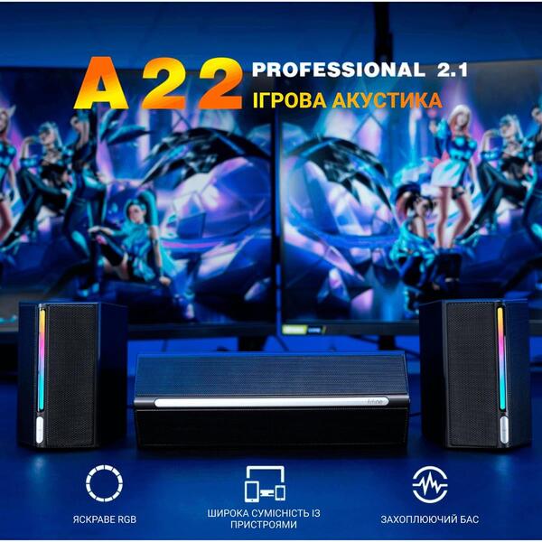 Компьютерные колонки Fifine A22 Black