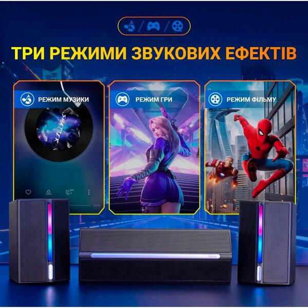 Компьютерные колонки Fifine A22 Black