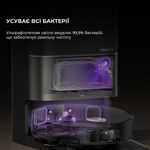 Robot vacuum Dreame X50 Ultra Complete Black (RLX85CE-4-BL)