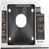 Адаптер HDD 2.5" для ноутбука в отсек CD-ROM PowerPlant HB390014 (12.7 мм)