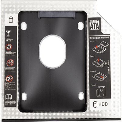 Адаптер HDD 2.5" для ноутбука в отсек CD-ROM PowerPlant HB390014 (12.7 мм)