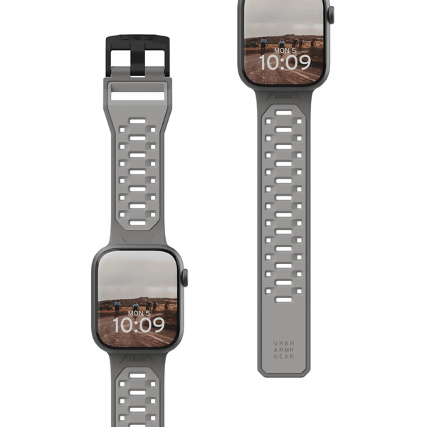 Ремінець UAG for Apple Watch Ultra 2/Ultra 49/45/44/42mm - Civilian Silicone Titanium (194002113636)