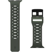 Ремінець UAG for Apple Watch Ultra 2/Ultra 49/45/44/42mm - Civilian Silicone Olive Drab (194002117272)