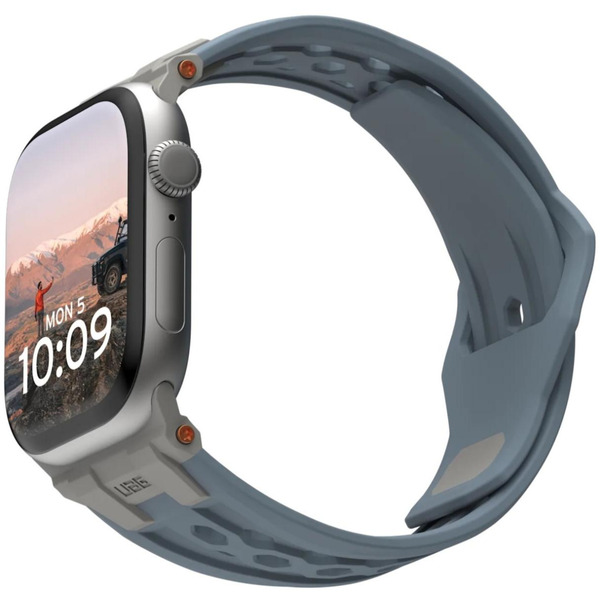 Ремешок UAG для Apple Watch Ultra 2/Ultra 49/45/44/42mm, Pathfinder, Black/Titanium (194161114036)