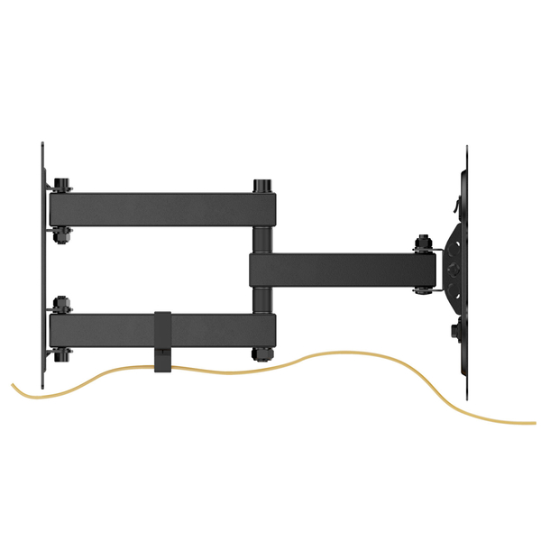 Кронштейн для ТВ AGN AGN43-222P з поворотом/два коліна/23"-43"/30 кг/max.VESA 200x200/Black