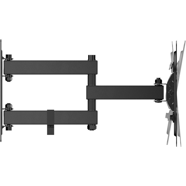 Кронштейн для ТВ AGN AGN43-222P з поворотом/два коліна/23"-43"/30 кг/max.VESA 200x200/Black