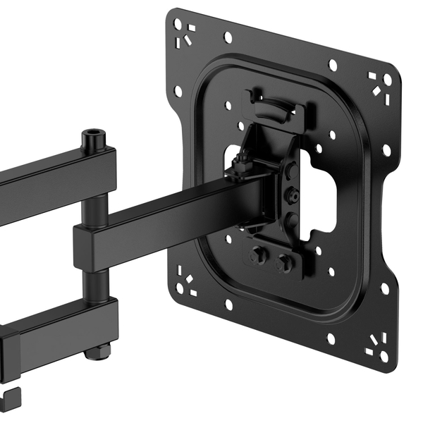 Кронштейн для ТВ AGN AGN43-222P з поворотом/два коліна/23"-43"/30 кг/max.VESA 200x200/Black