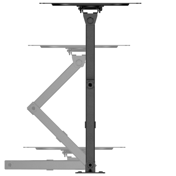 Кронштейн для ТВ AGN AGN43-222P з поворотом/два коліна/23"-43"/30 кг/max.VESA 200x200/Black
