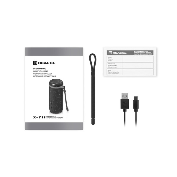 Акустична система REAL-EL X-711 Black