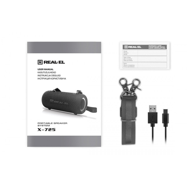 Акустическая система REAL-EL X-725 Black