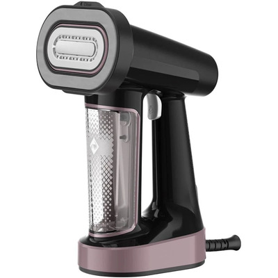 Відпарювач Tefal компактний Pure Force 3в1, 1800Вт, 180мл, постійна пара - 35гр, керам. підошва, чорно-рожевий