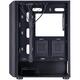 Корпус 1stPlayer H6-BK-4F7 Black без БП